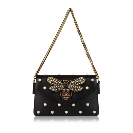 Gucci Queen Margareth Broadway Leather Crossbody Bag (SHG-35079)