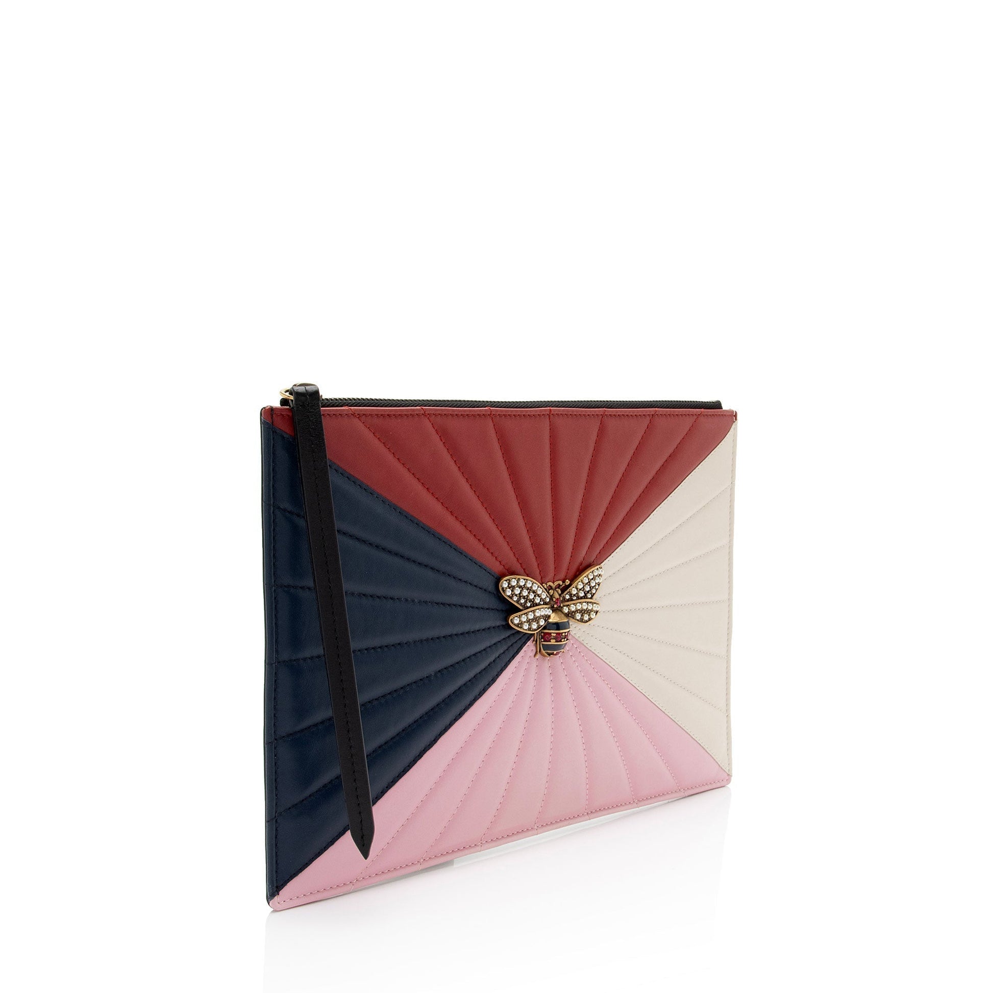 Gucci Pochette Quilted Leather Clutch