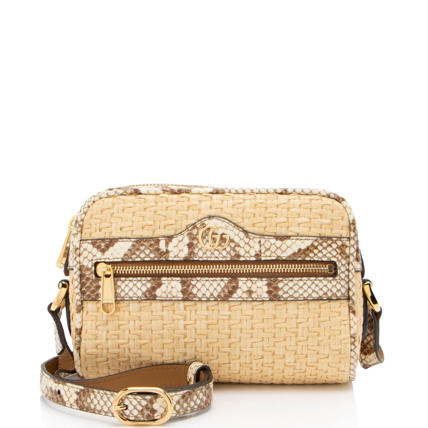 Gucci Nylon Leather Mini Crossbody