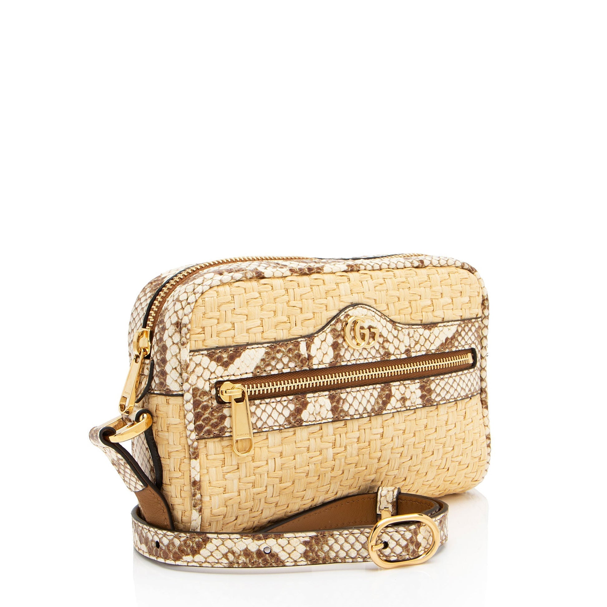 Gucci Nylon Leather Mini Crossbody