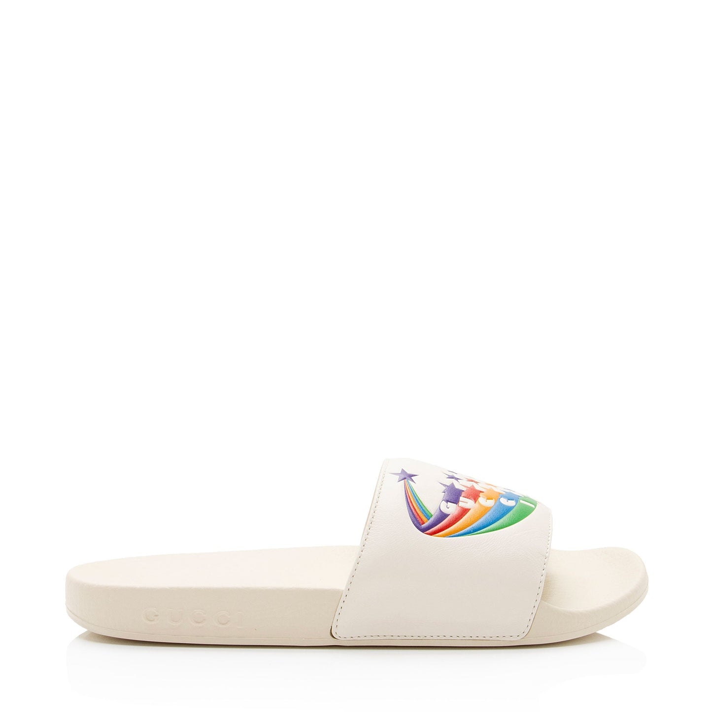 Gucci Rainbow Pursuit Slide Sandals - Size 8 / 38 (SHF-iEGrew)