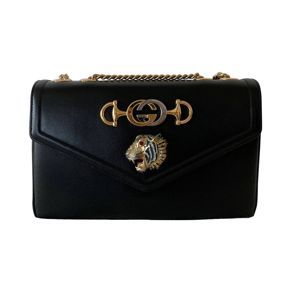 Gucci Caro Chain Leather Shoulder Bag