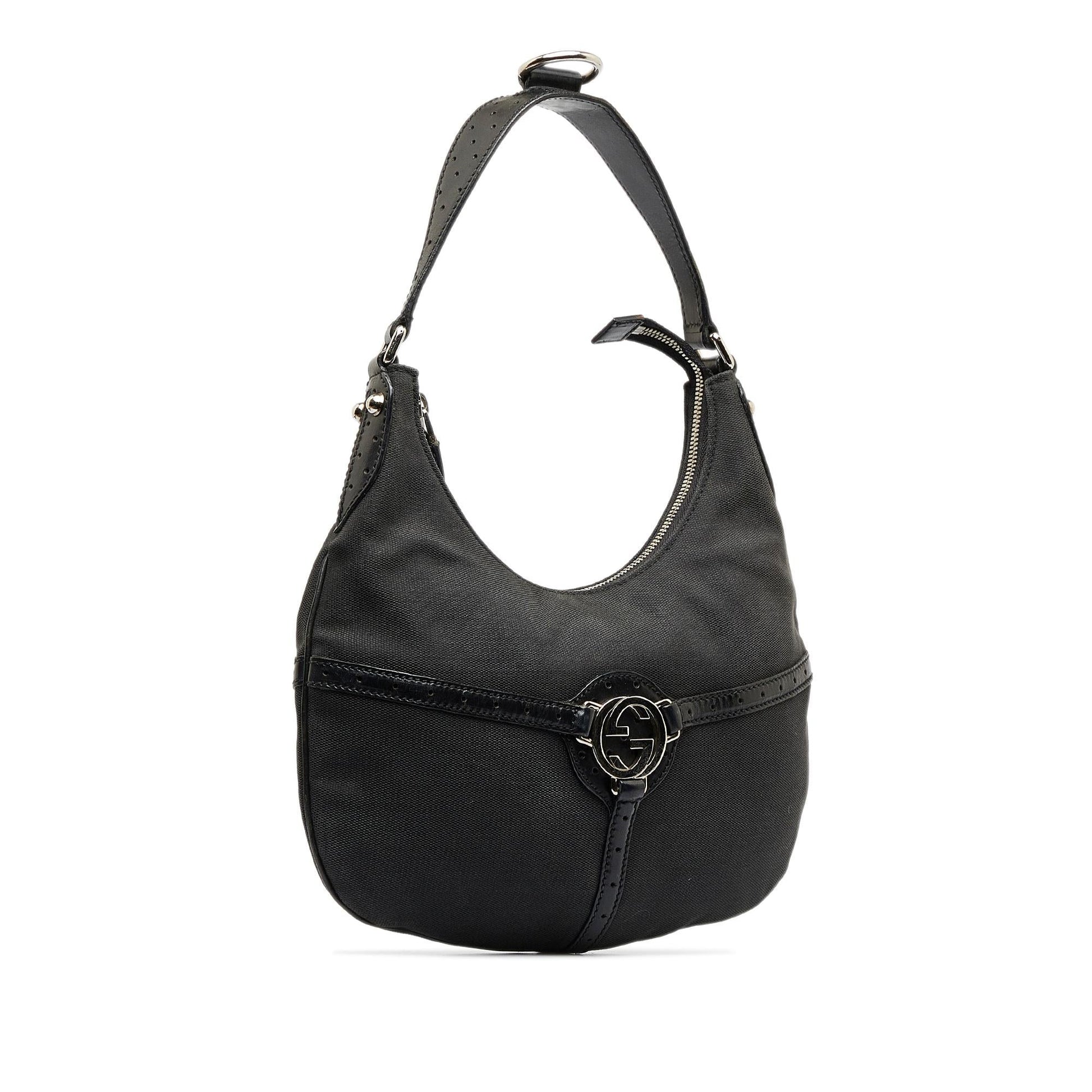 Gucci Canvas Shoulder Bag