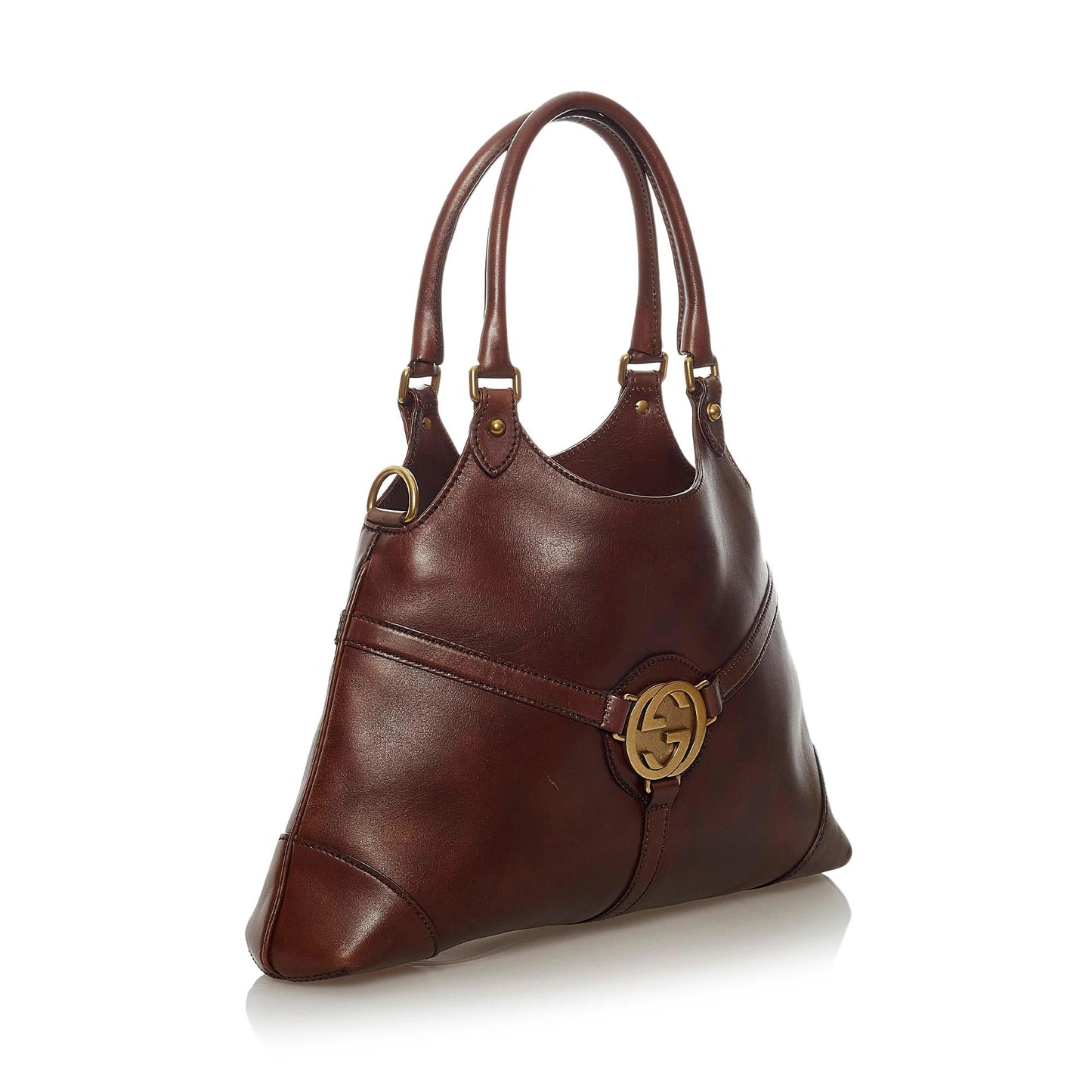 Gucci Reins Leather Shoulder Bag (SHG-29067)
