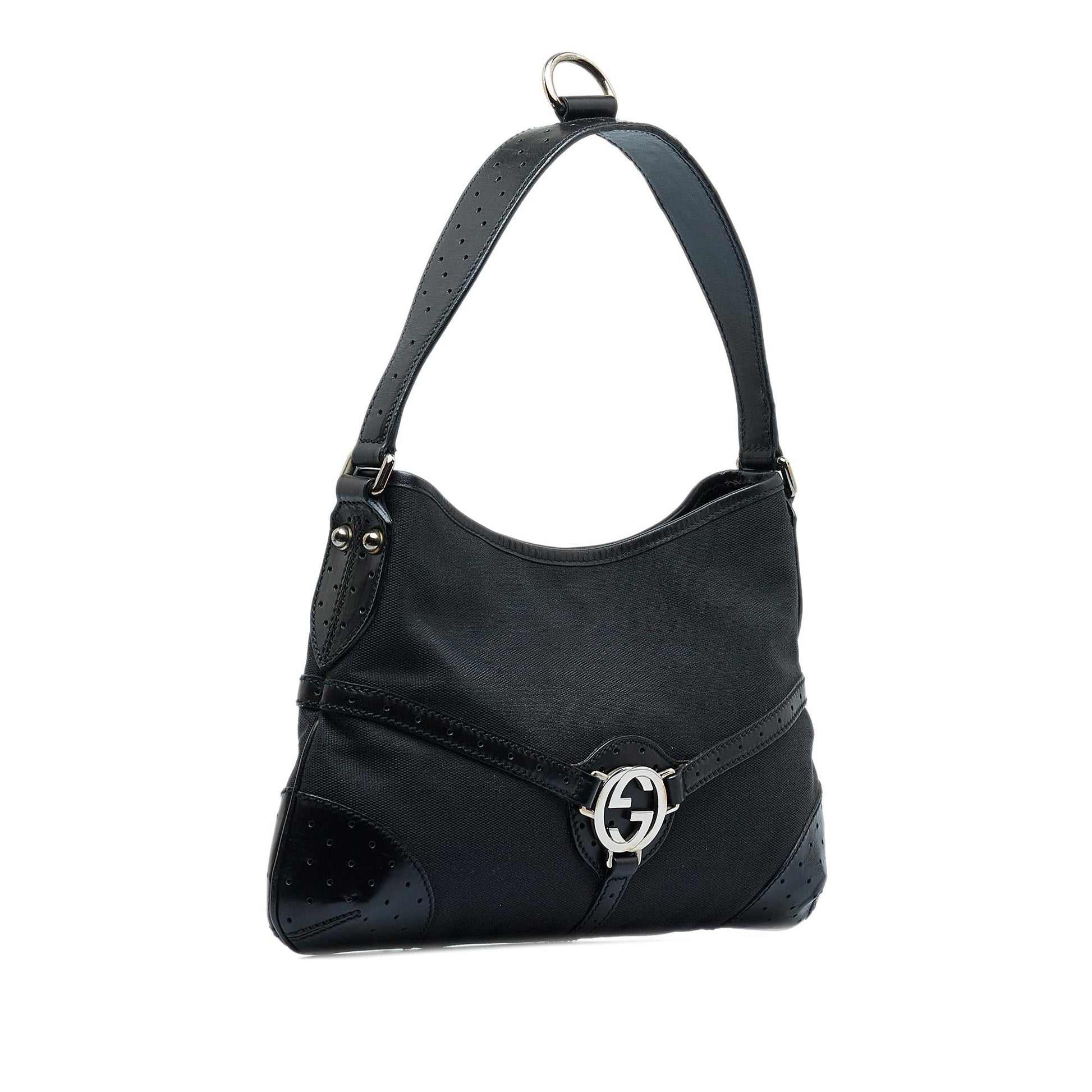 Gucci Canvas Shoulder Bag