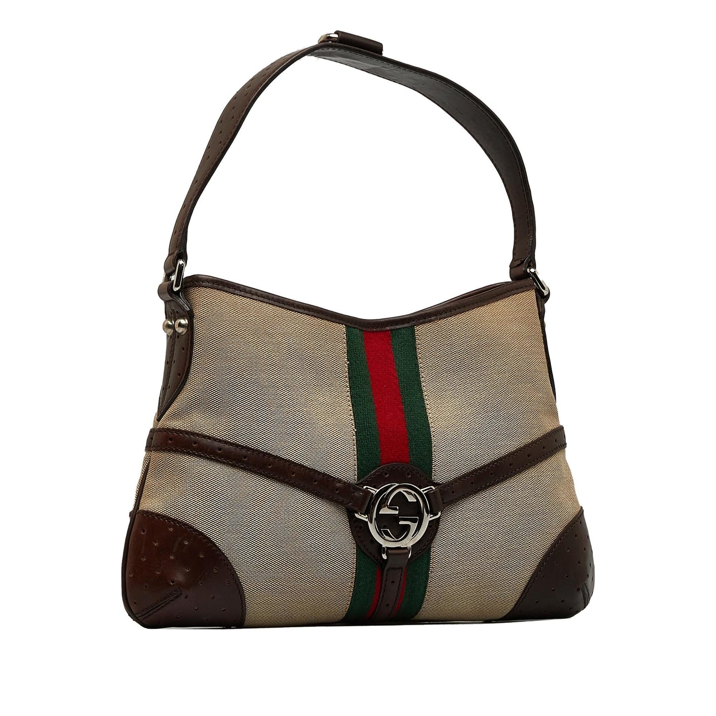 Gucci Canvas Shoulder Bag