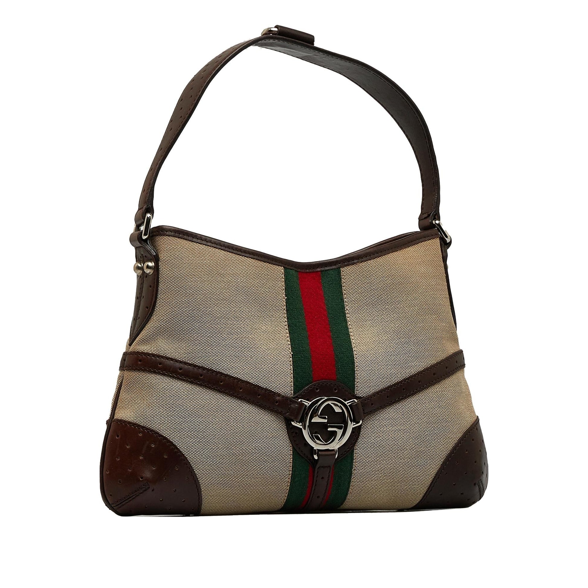 Gucci Canvas Shoulder Bag