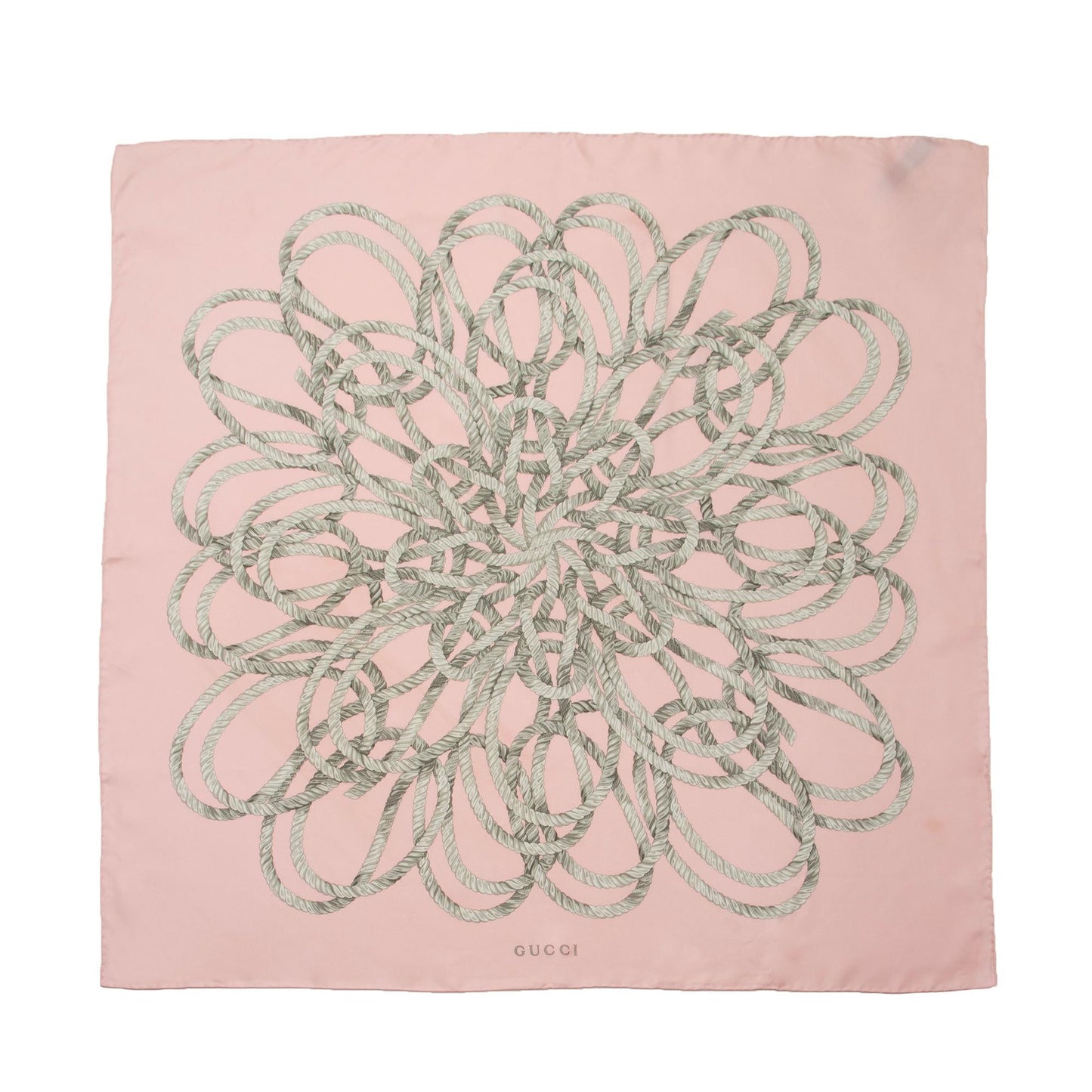 Gucci Silk Rope Print 90cm Scarf (SHF-lG8u67)