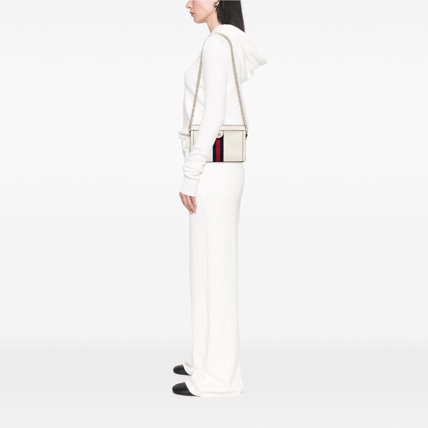 Gucci Small Calfskin Ophidia Chain Crossbody