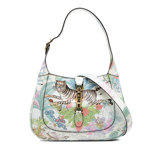 Gucci Small Calfskin Tiger Jackie 1961 Crossbody