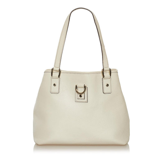Gucci Small D-Ring Leather Tote Bag (SHG-34403)