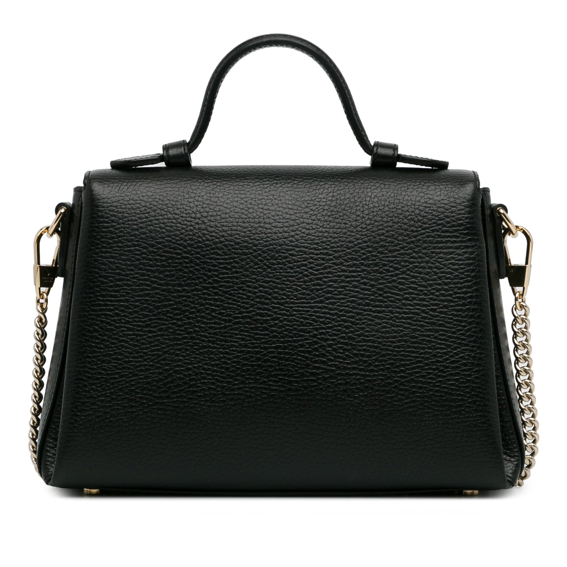 Gucci Small Dollar Calf Interlocking G Satchel (SHG-uqc1wk)