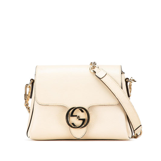 Gucci Small Dollar Calfskin Interlocking G Crossbody