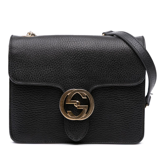 Gucci Small Dollar Calfskin Interlocking G Crossbody