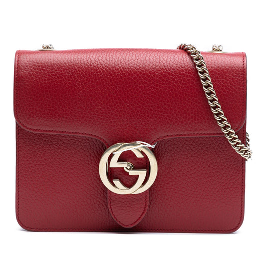 Gucci Small Dollar Calfskin Interlocking G Crossbody