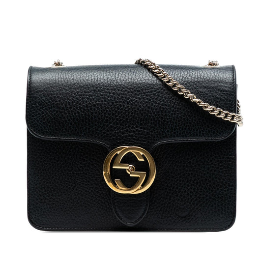Gucci Small Dollar Calfskin Interlocking G Crossbody
