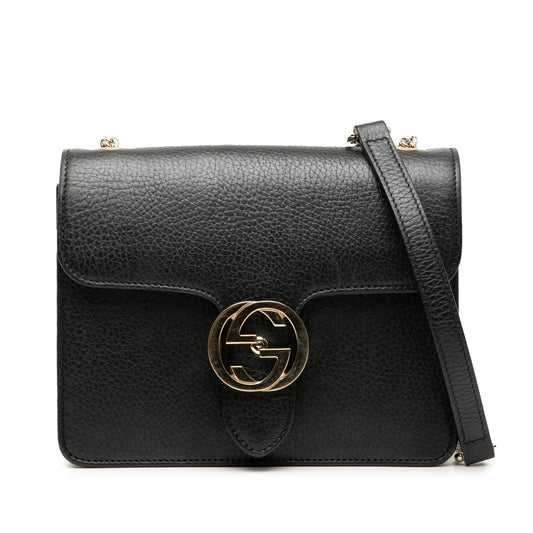 Gucci Small Dollar Calfskin Interlocking G Crossbody