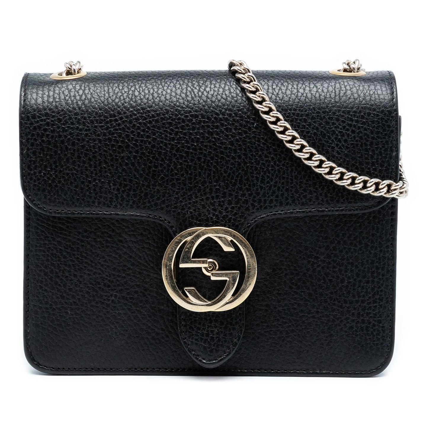 Gucci Small Dollar Calfskin Interlocking G Crossbody