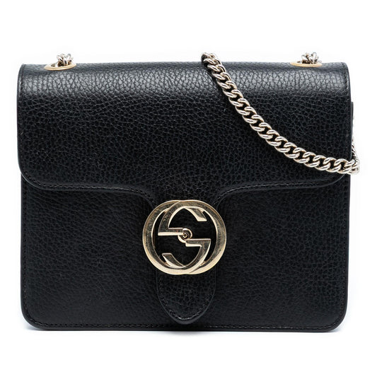 Gucci Small Dollar Calfskin Interlocking G Crossbody