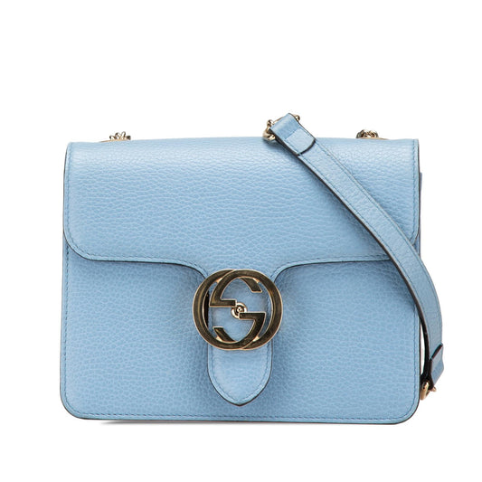 Gucci Small Dollar Calfskin Interlocking G Crossbody