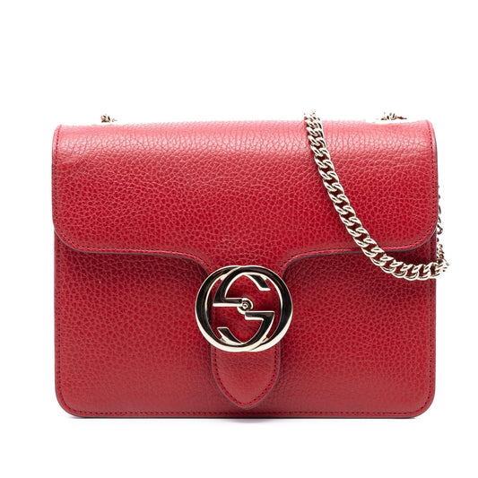 Gucci Small Dollar Calfskin Interlocking G Crossbody