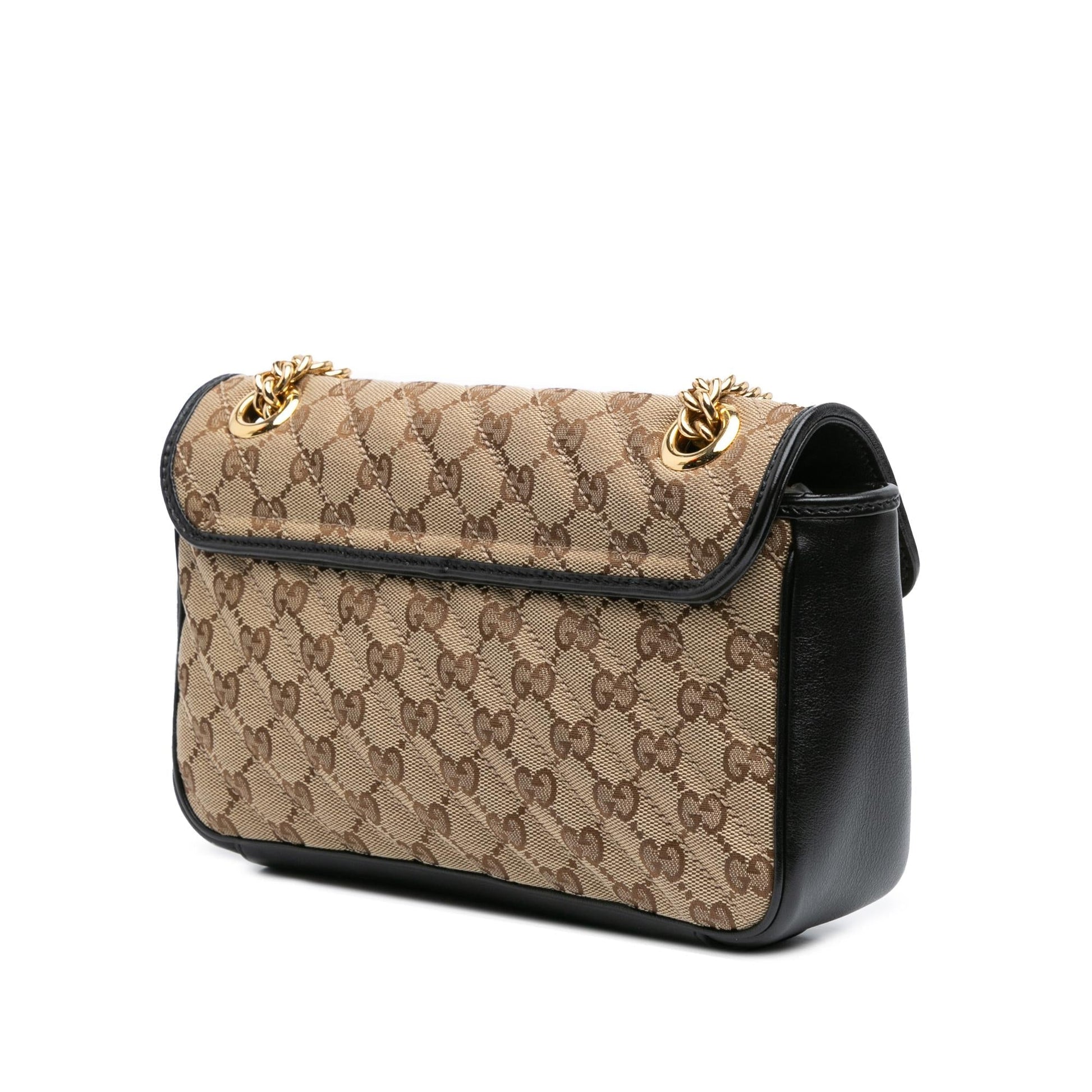 Gucci Small GG Canvas GG Marmont Crossbody