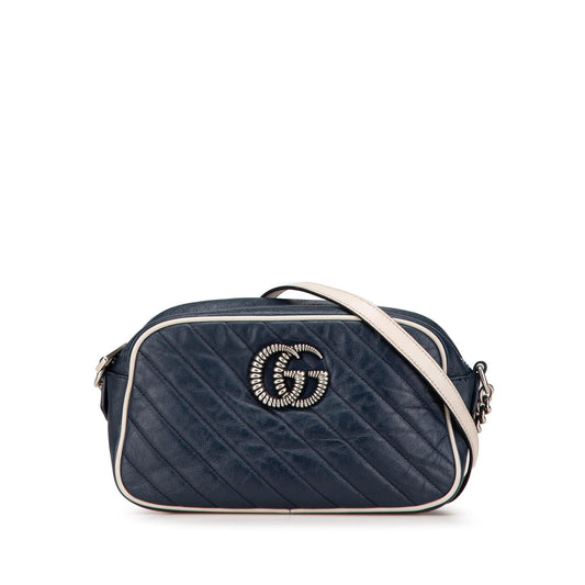Gucci Small GG Marmont Leather Torchon Crossbody