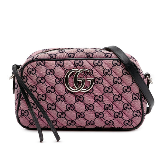 Gucci Small GG Marmont Matelasse Canvas Crossbody