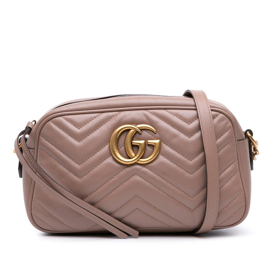 Gucci Small GG Marmont Matelasse Leather Crossbody