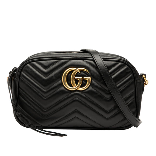 Gucci Small GG Marmont Matelasse Leather Crossbody