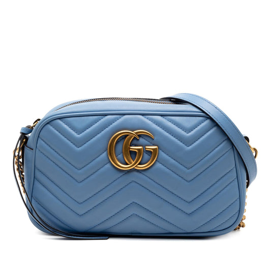 Gucci Small GG Marmont Matelasse Leather Crossbody