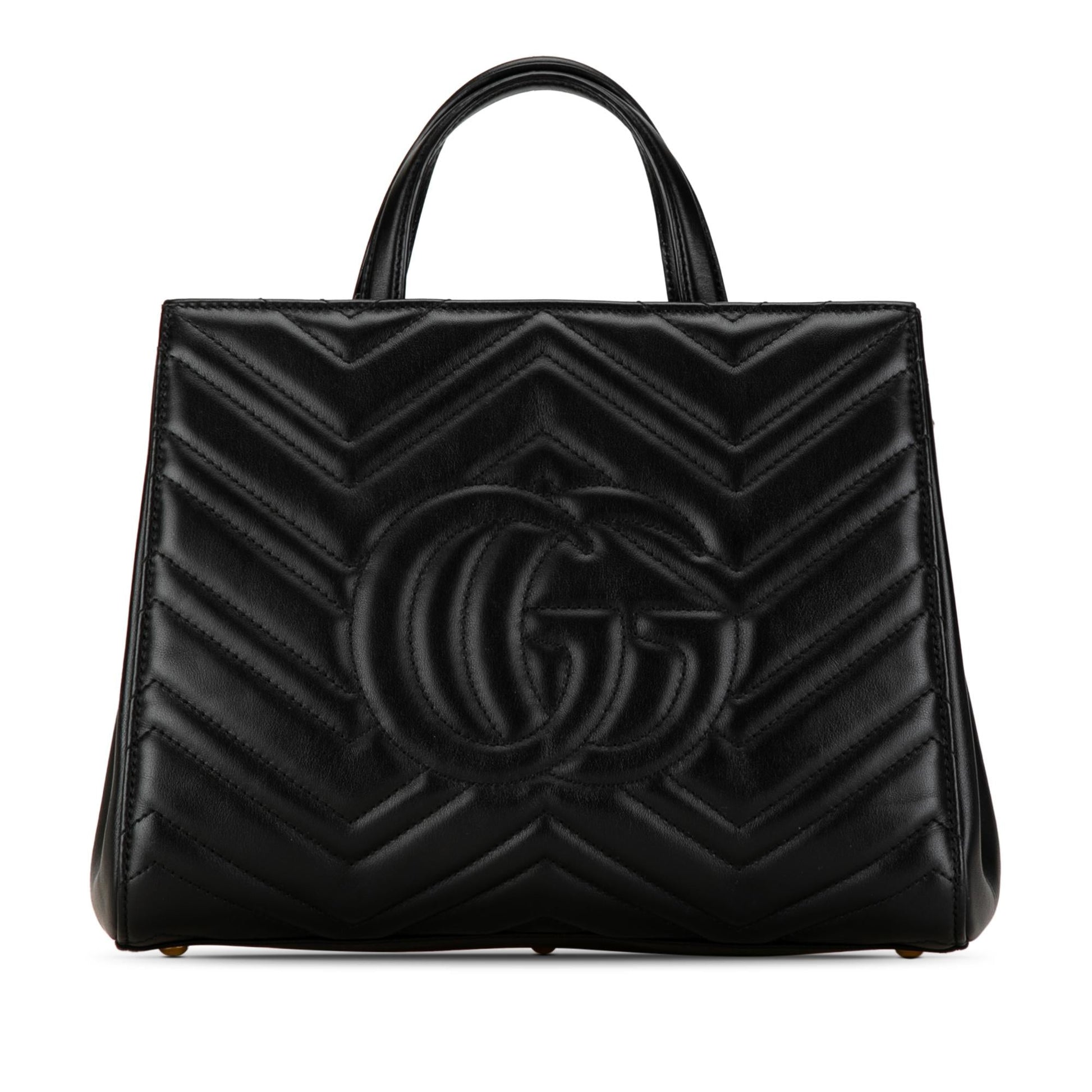 Gucci Small GG Marmont Matelasse Tote (SHG-SEH8S6)
