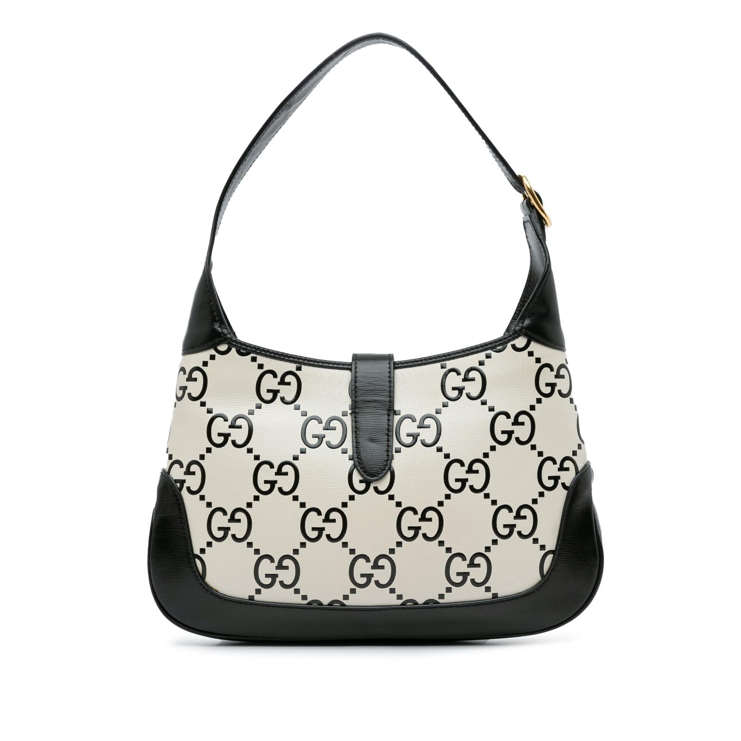 Gucci Small GG Print Leather Jackie 1961 (SHG-NXtzCz)