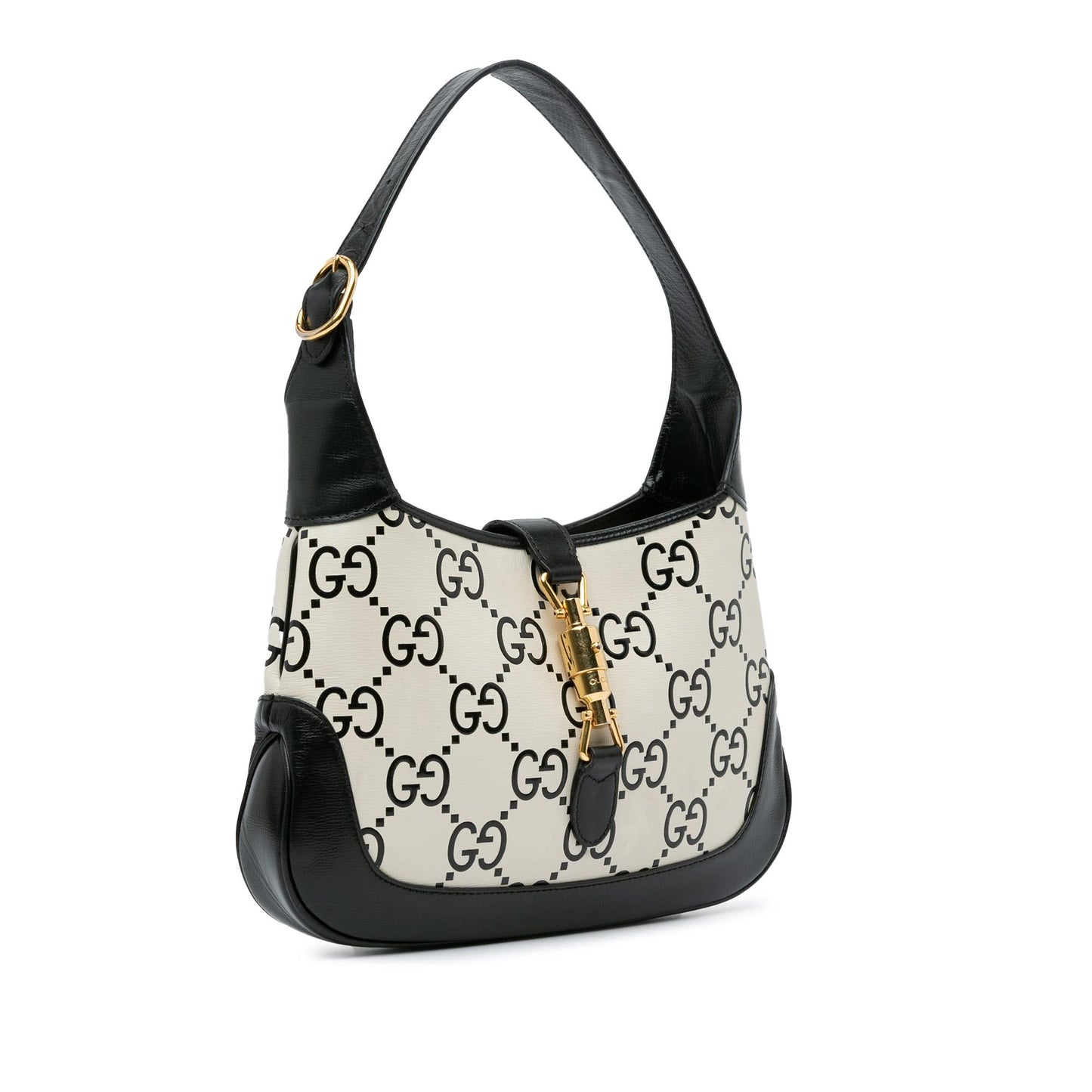 Gucci Small GG Print Leather Jackie 1961 (SHG-NXtzCz)