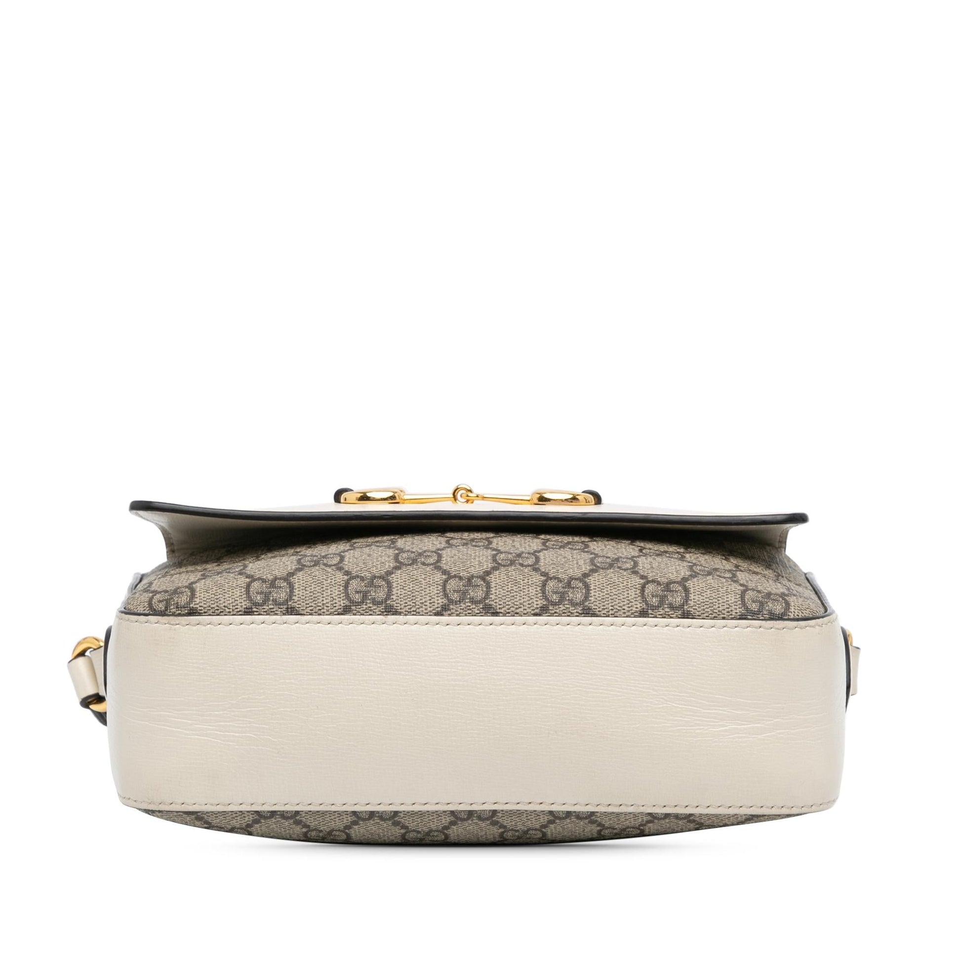 Gucci Small GG Supreme Horsebit 1955 Crossbody