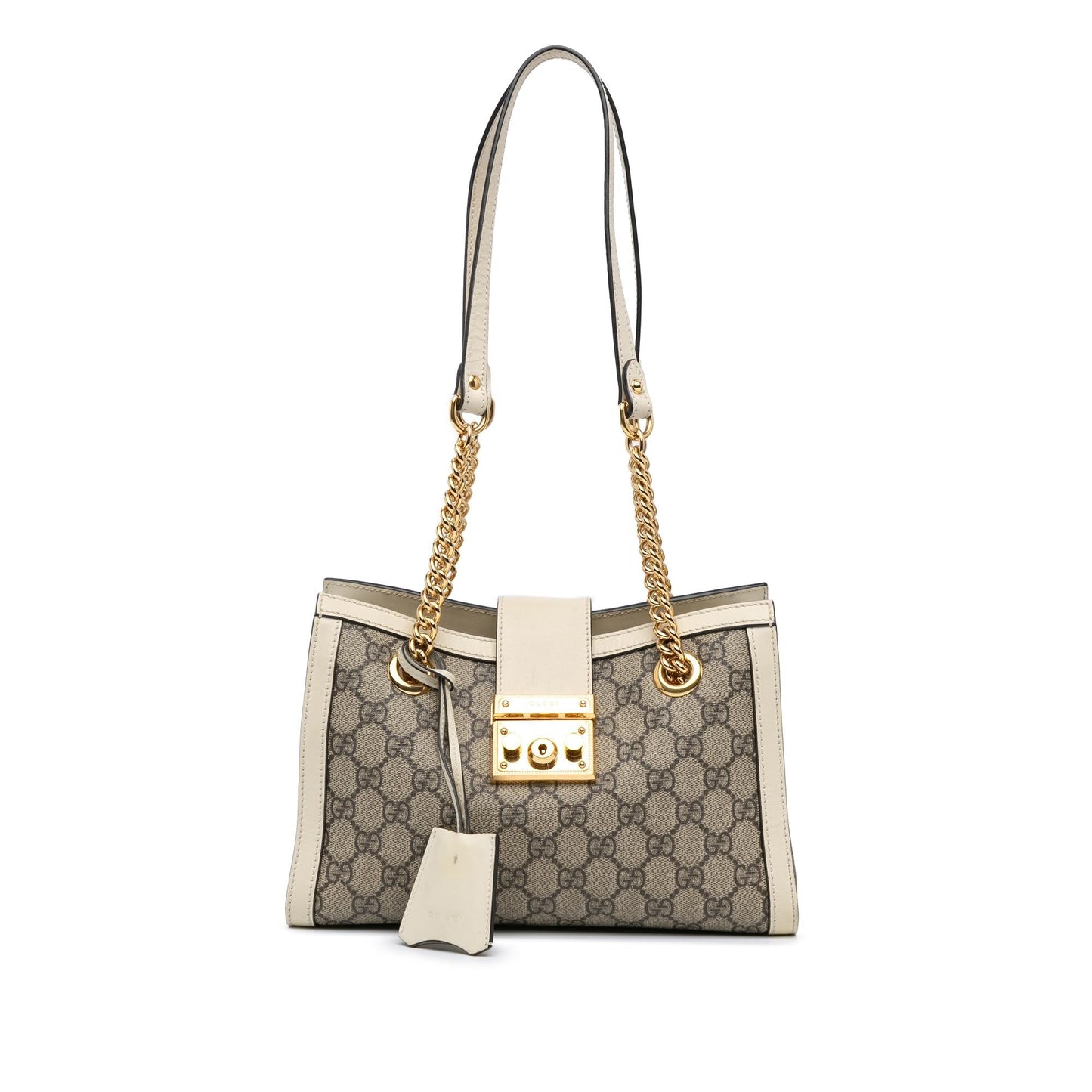 Gucci Small GG Supreme Padlock Tote