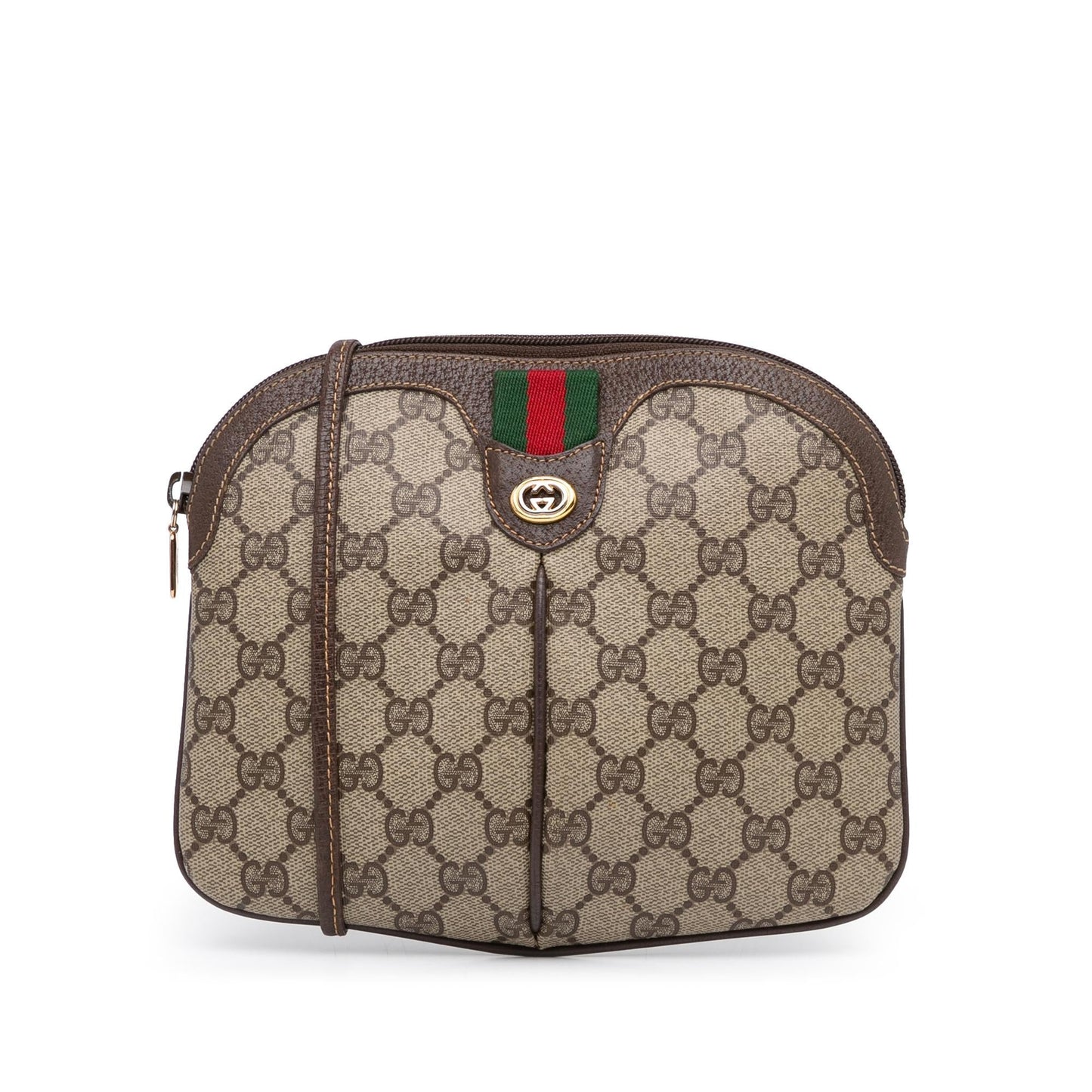 Gucci Small GG Supreme Web Crossbody Bag (SHG-FByGIi)