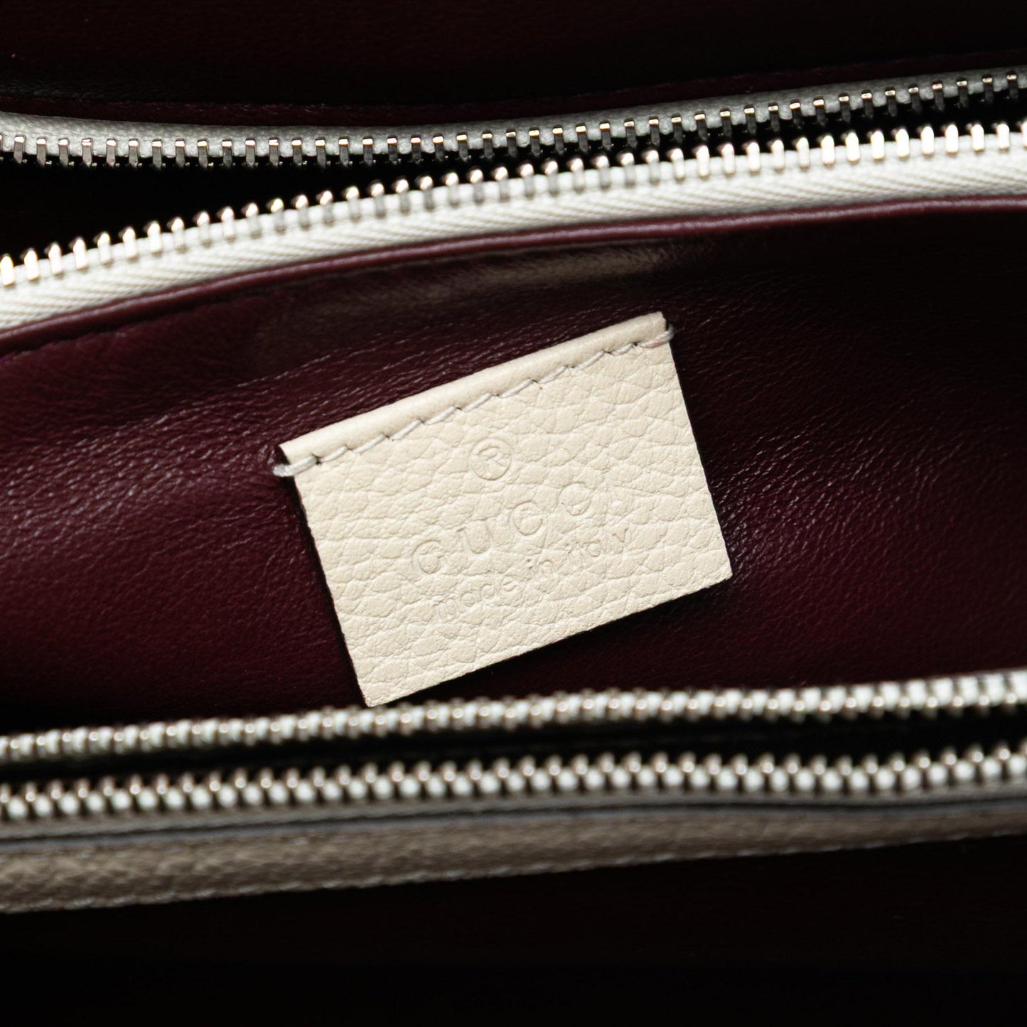 Gucci Small Grained Calfskin Zumi Top Handle Bag