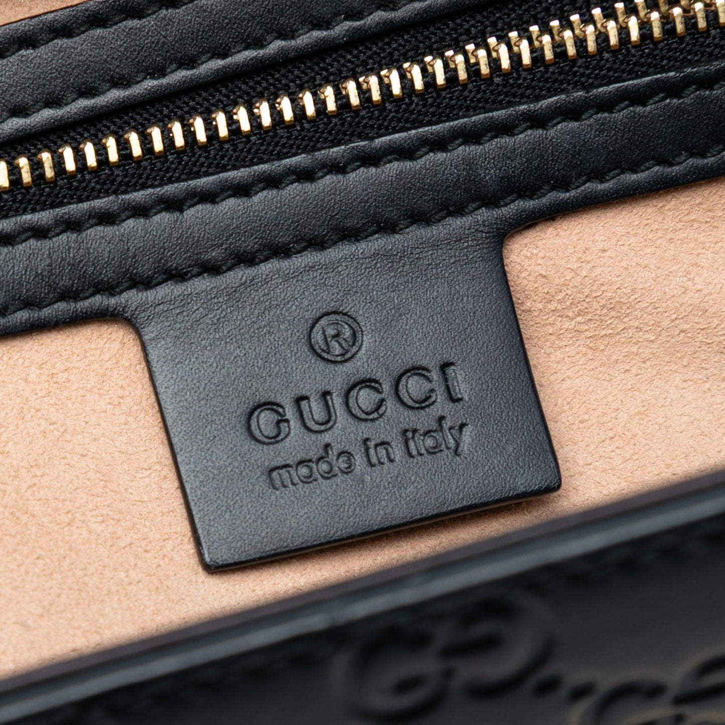 Gucci Small Guccissima Padlock Satchel