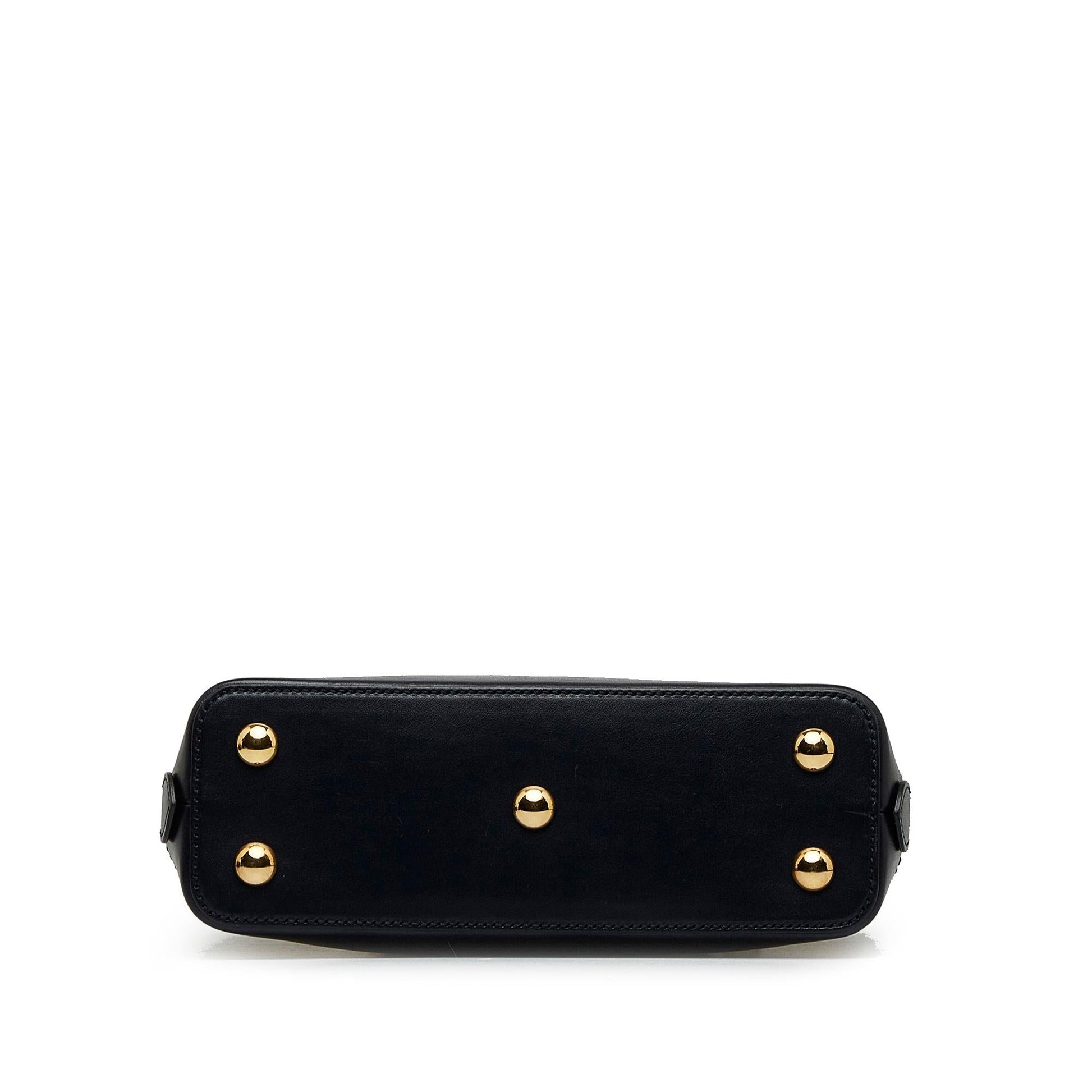 Gucci Canvas Top Handle Shoulder Bag