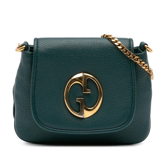 Gucci Small Leather 1973 Chain Crossbody