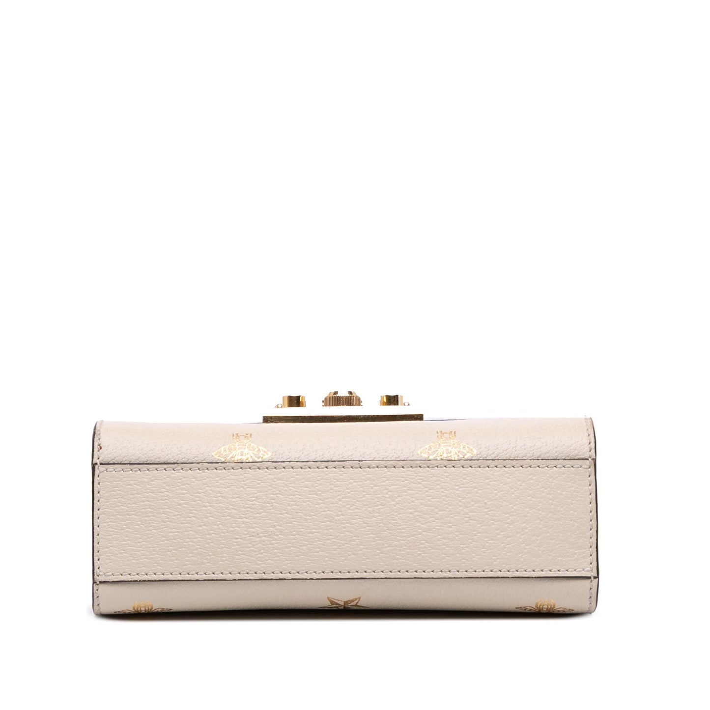 Gucci Small Leather Bee Star Padlock Crossbody