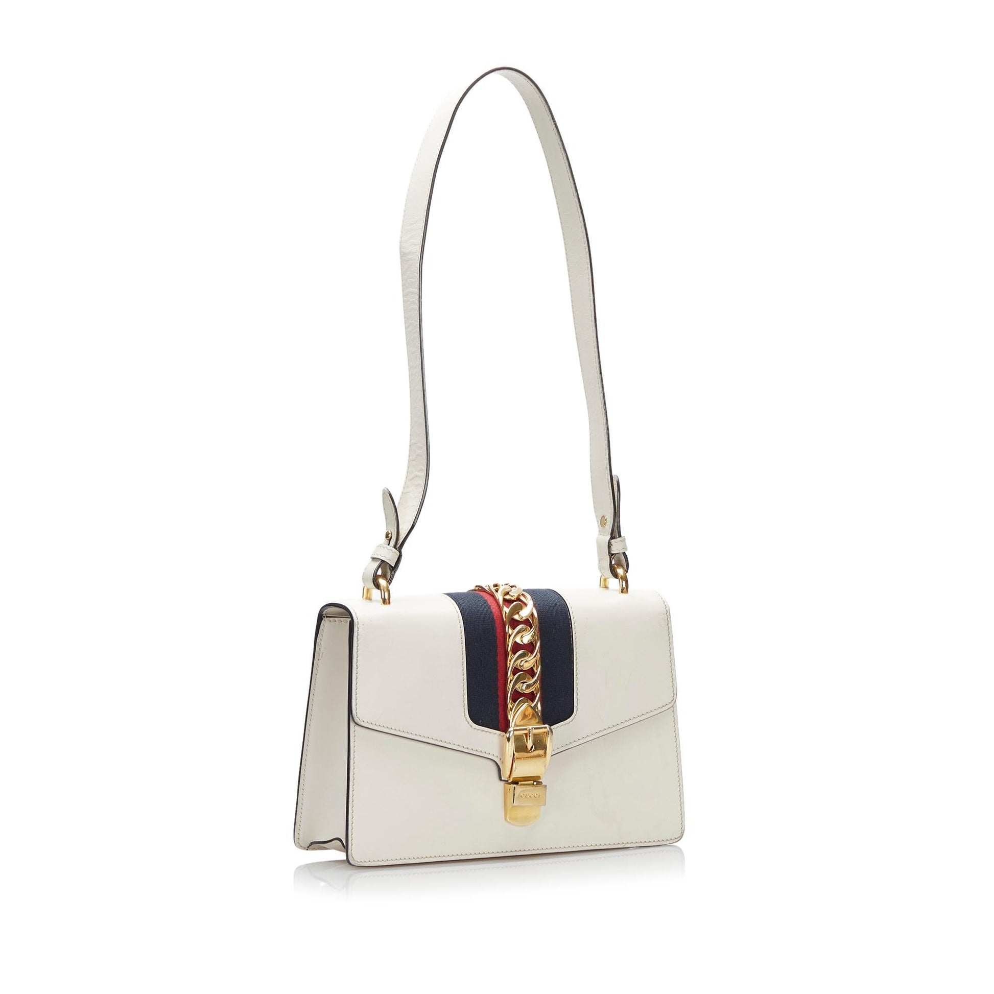 Gucci Small Leather Sylvie Satchel