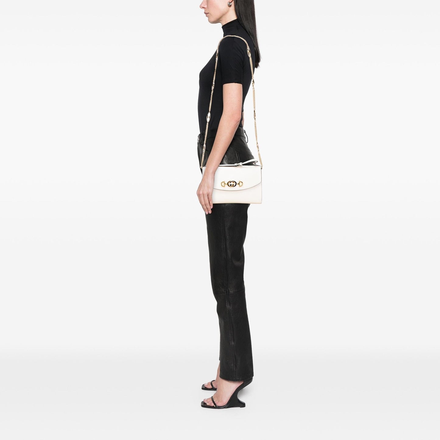 Gucci Small Leather Zumi Satchel