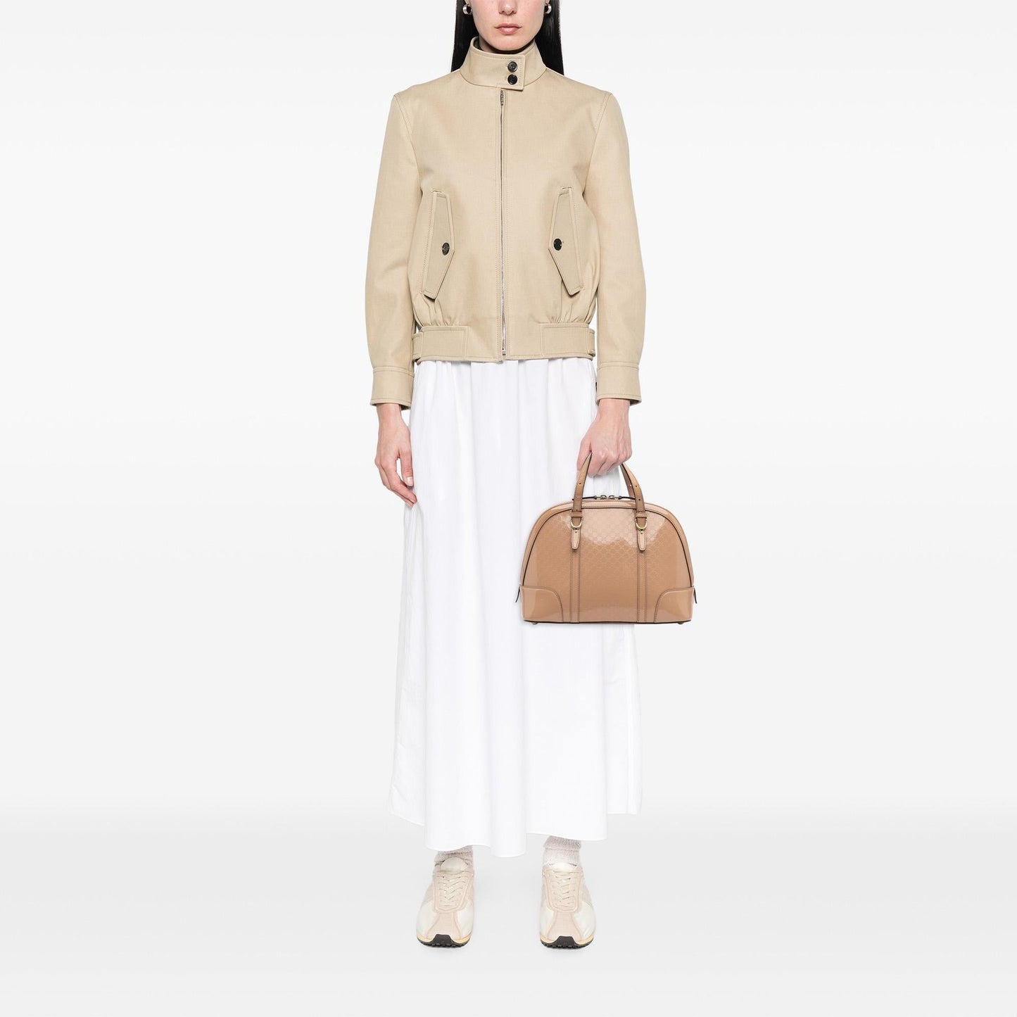 Gucci Small Microguccissima Patent Nice Satchel
