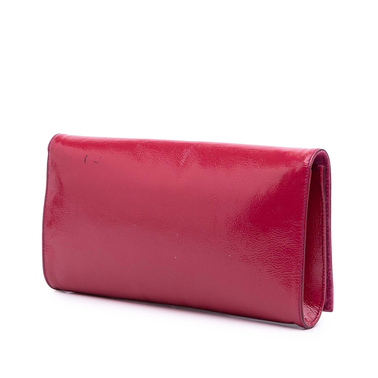Gucci Soft Patent Soho Disco Clutch