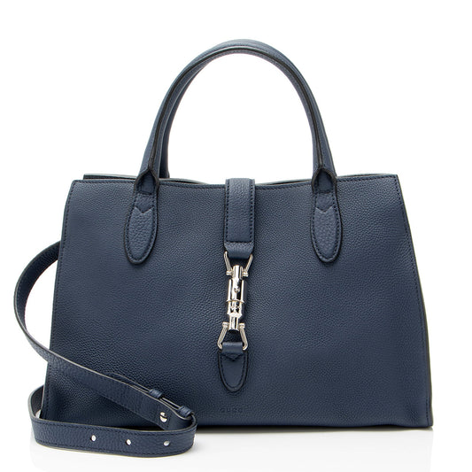 Gucci Soft Pebbled Leather Jackie Small Tote