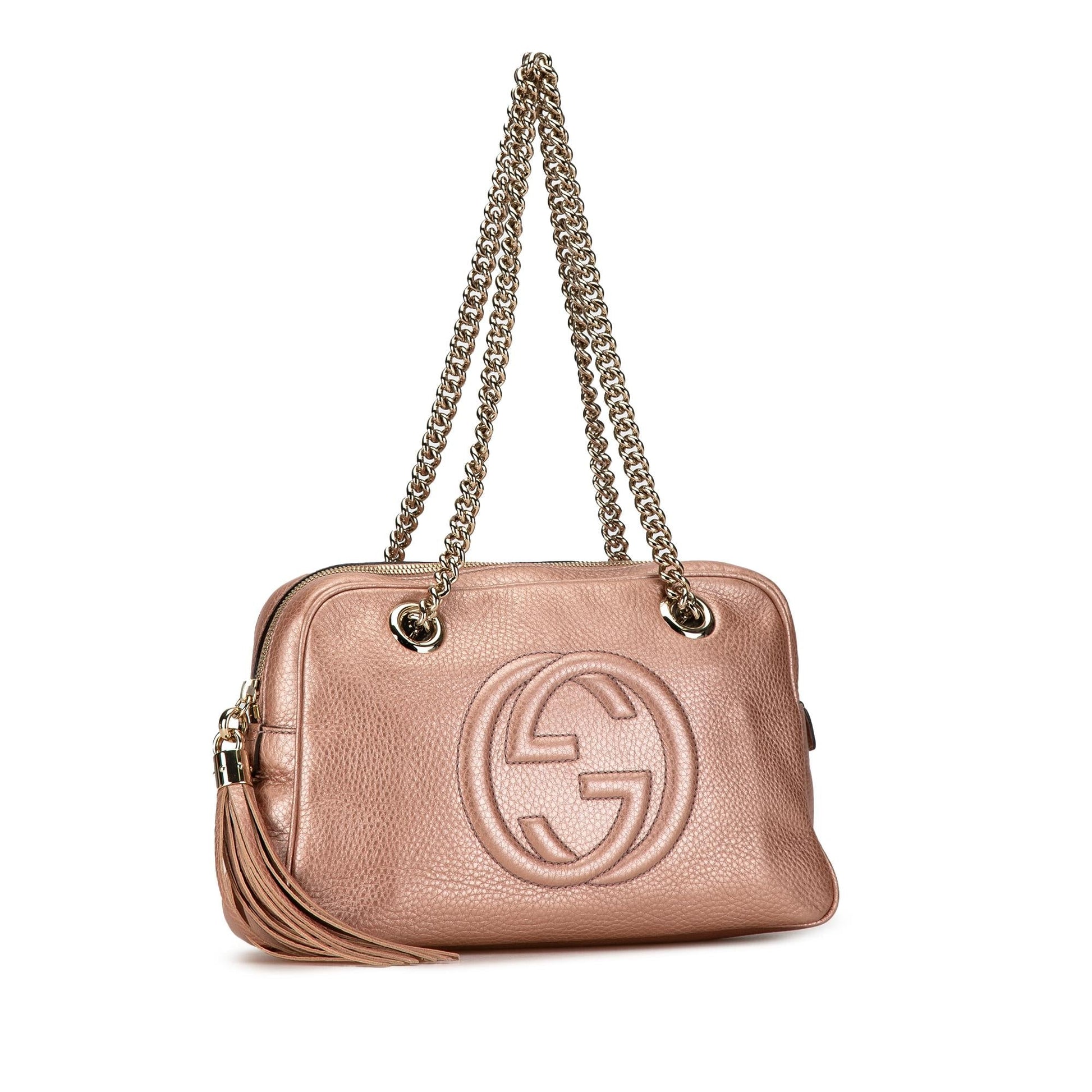 Gucci Soho Chain Zip Shoulder Bag (SHG-yJU7PY)