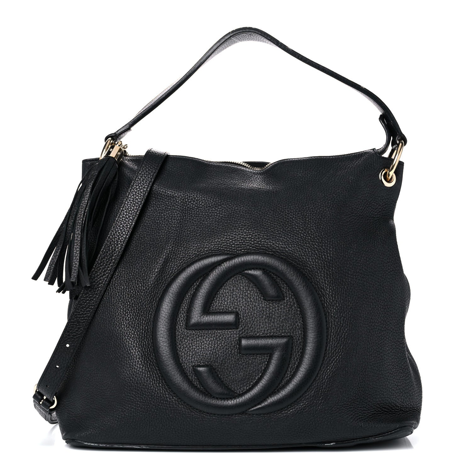 Gucci Caro Leather Shoulder Bag