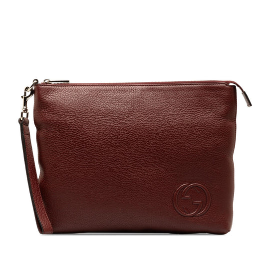 Gucci Leather Clutch